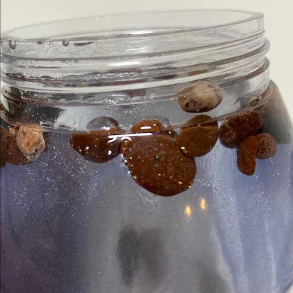 Puddin Jar Small Resin Semi Clear Rock Homemade Screw Lid Container NWOT - Picture 8 of 16